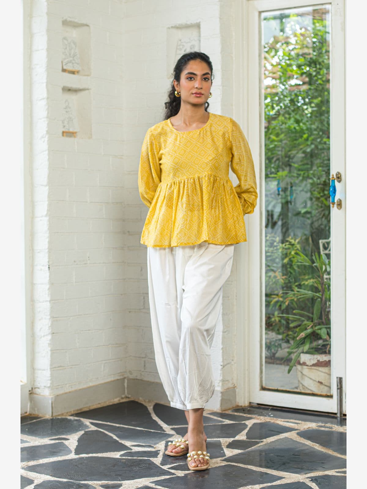 Floral Ribbon Blonde Co-ord Set Floral Ribbon Blonde Co-ord Set