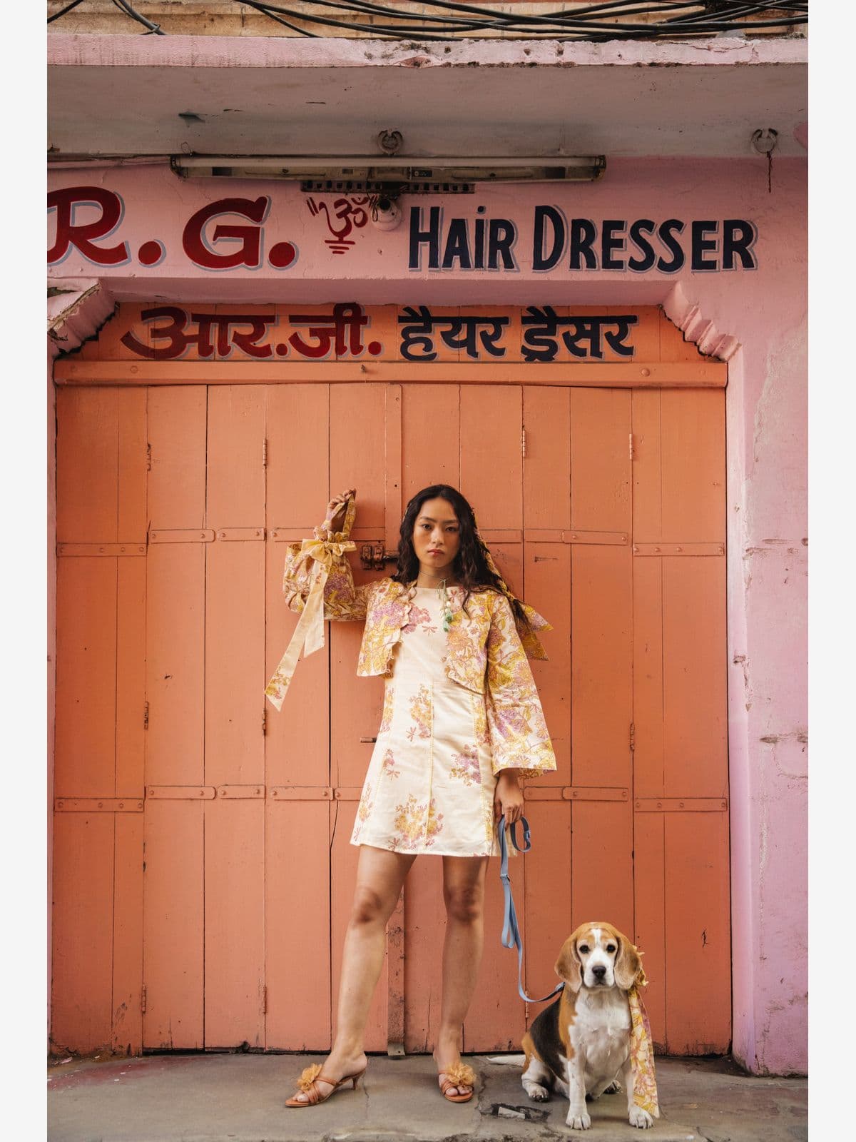 WHIMSY FLORAL SHORT DRESS WITH JACKET WHIMSY FLORAL SHORT DRESS WITH JACKET