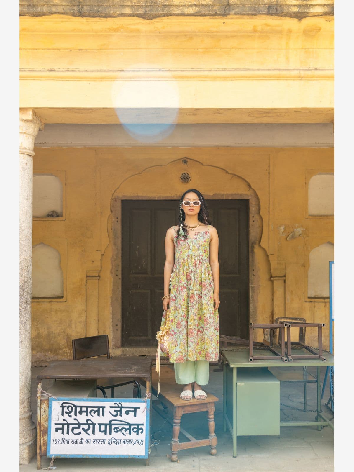 FROSTBITE FLORAL KURTA SET FROSTBITE FLORAL KURTA SET