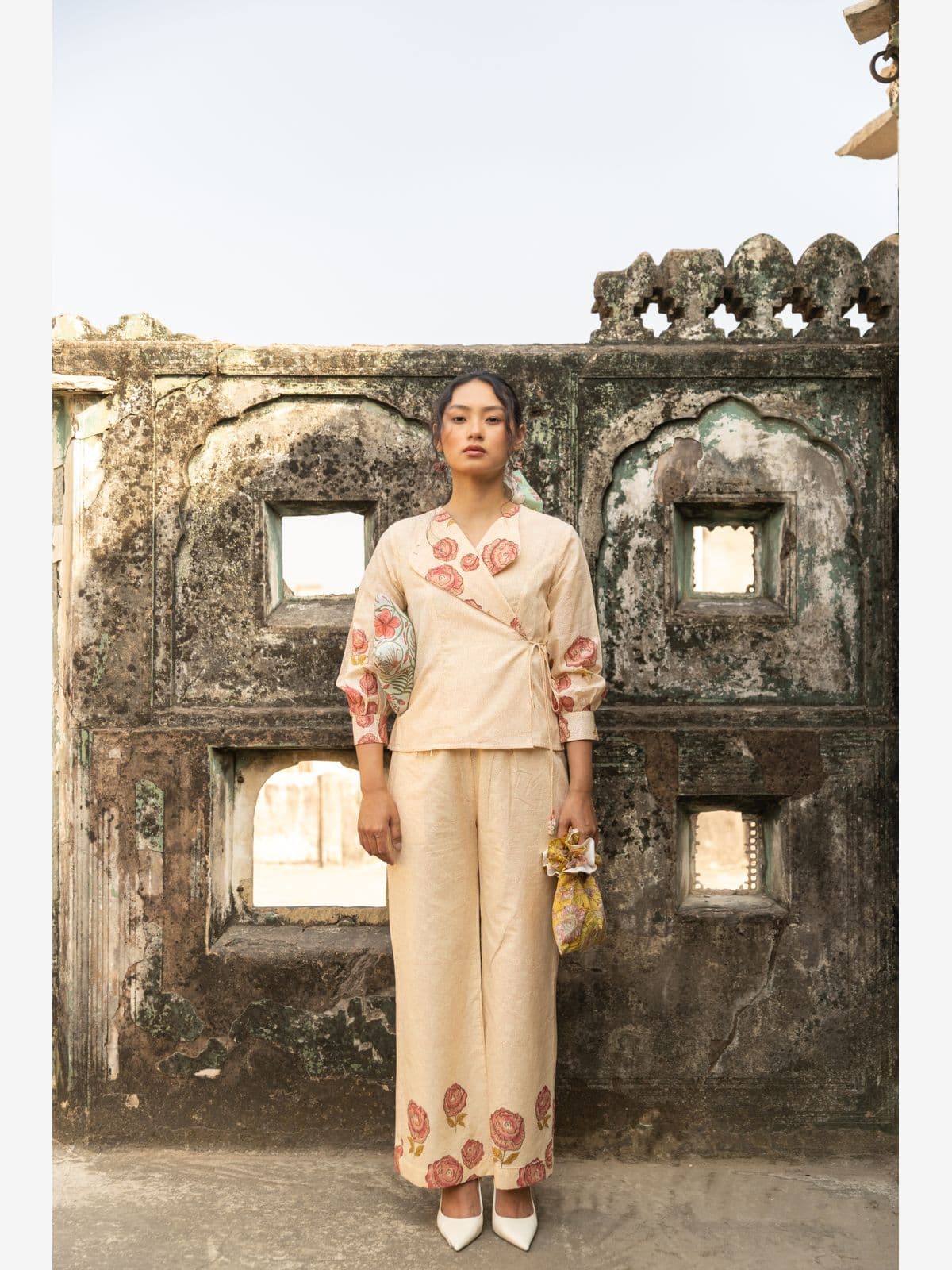 SALLY FLORAL COORD TOP SALLY FLORAL COORD TOP