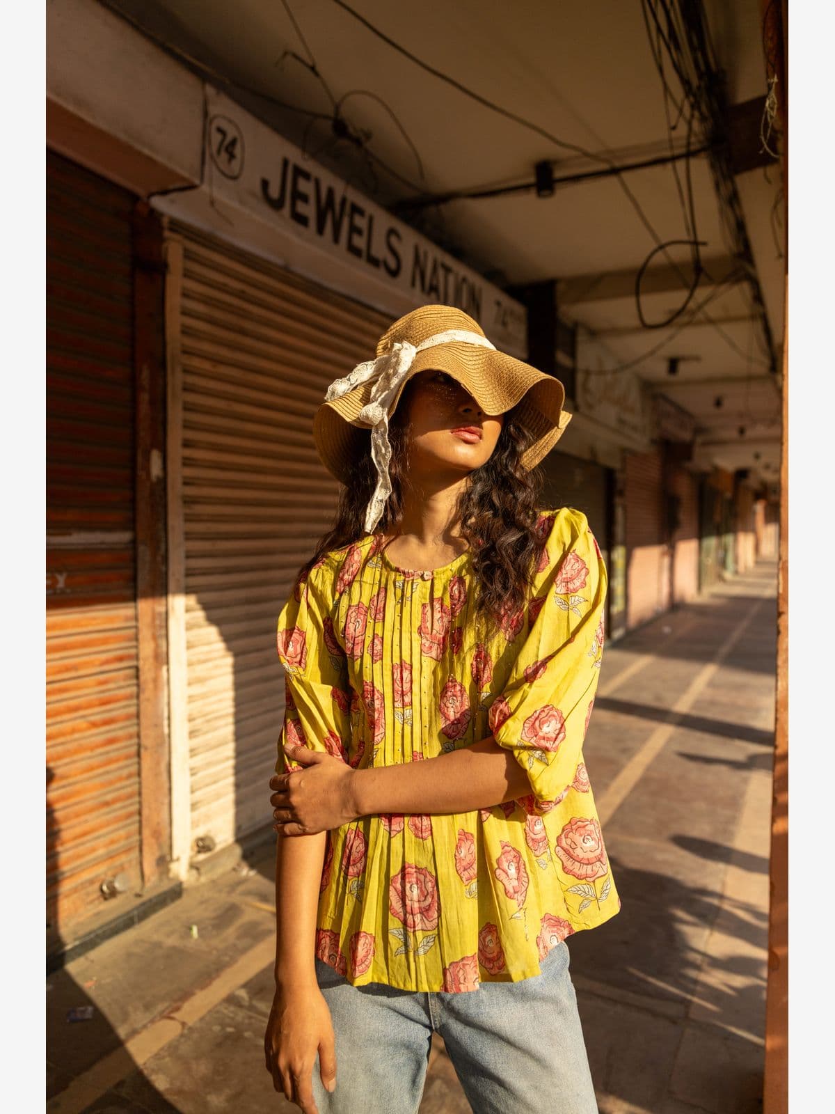 LUSH LIME COTTON TOP LUSH LIME COTTON TOP