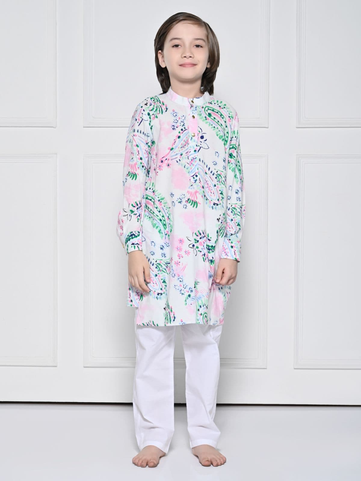 Samar – A White Kurta set for boys Samar – A White Kurta set for boys