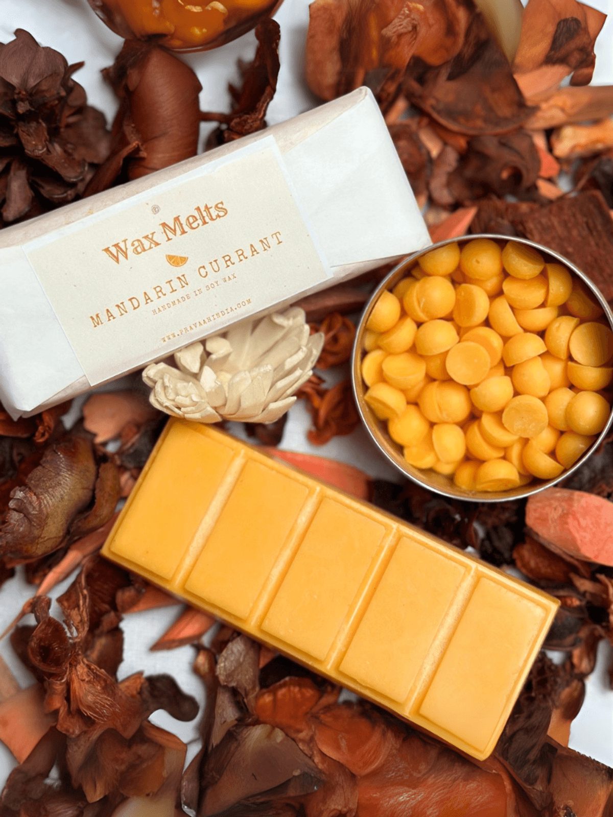 Mandarin Currant Beads - 30 gms Mandarin Currant Beads - 30 gms