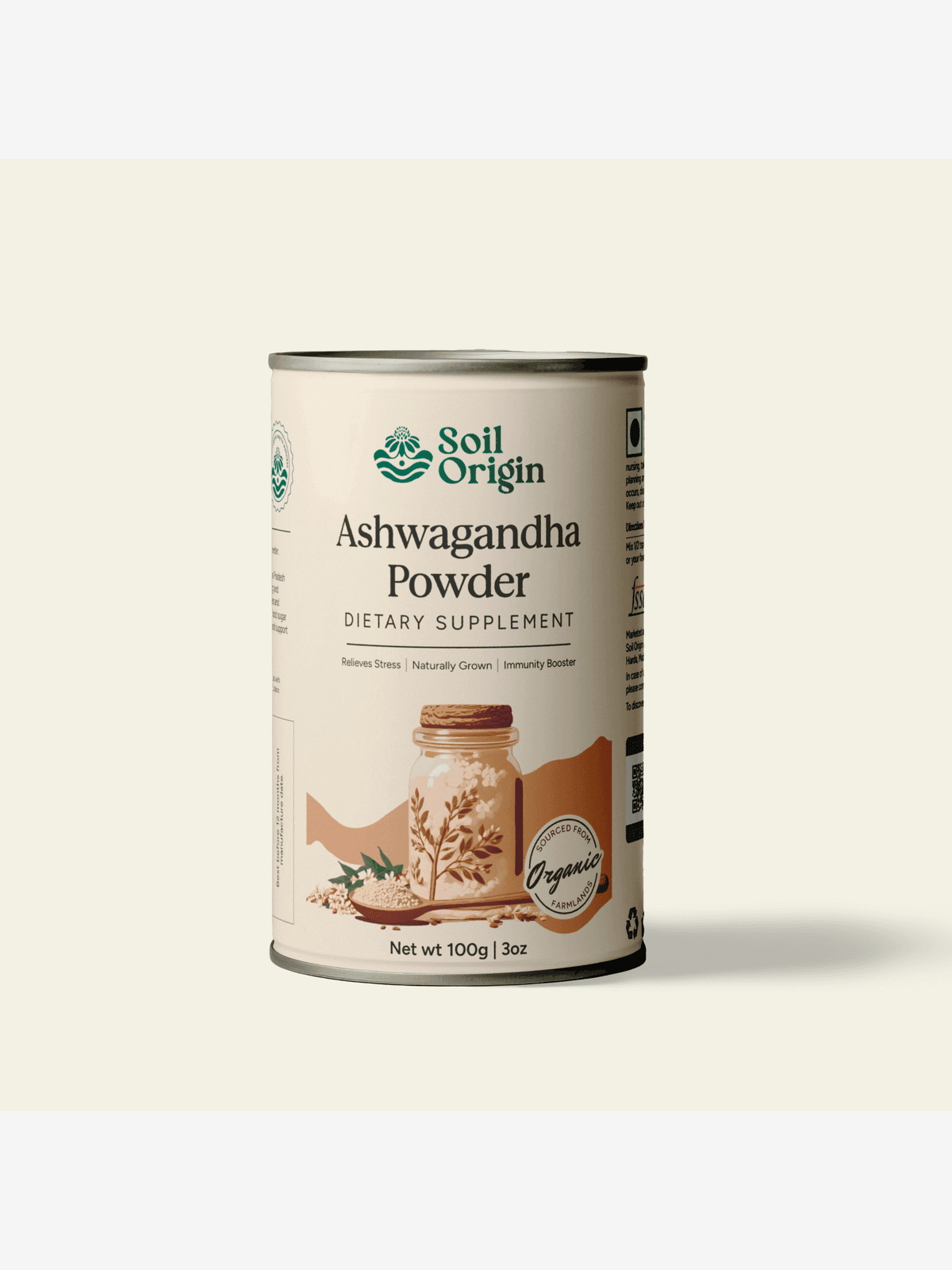 Ashwagandha Powder | Stress Relief | Help Boost Stamina, Strength & Energy - 100 Gm Ashwagandha Powder | Stress Relief | Help Boost Stamina, Strength & Energy - 100 Gm