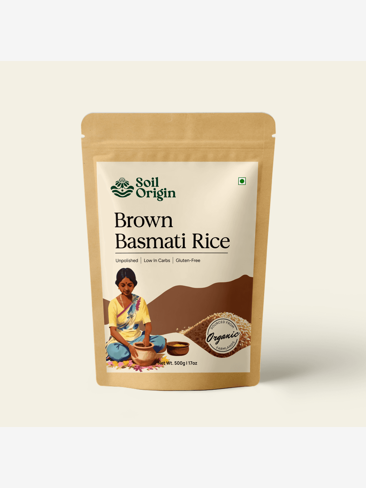 Brown Basmati Rice - 500 Gm Brown Basmati Rice - 500 Gm