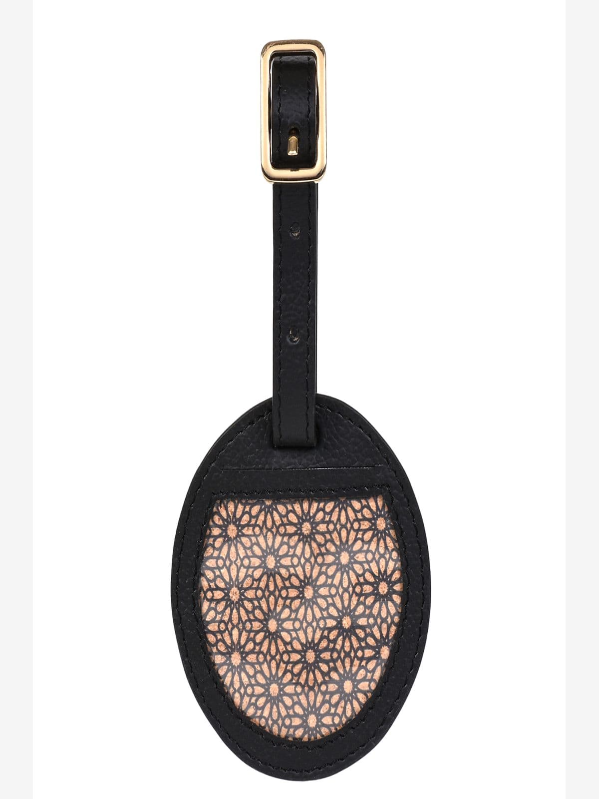 Green Heritage Travel Tag Corporate Gift Plant Leather & Printed Cork | Circular Cutout (Black) Green Heritage Travel Tag Corporate Gift Plant Leather & Printed Cork | Circular Cutout (Black)