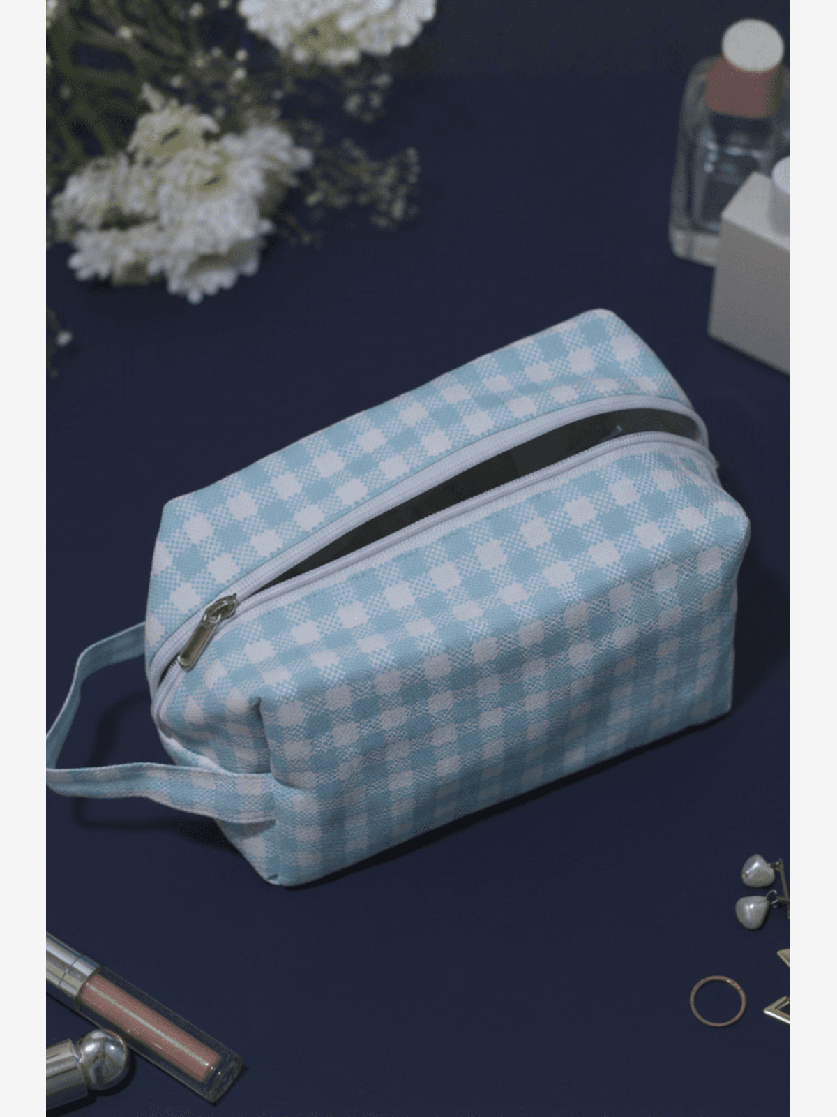 Gingham-Blue Gingham-Blue